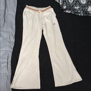 Victoria's Secret Cream Flare Pants